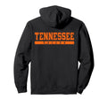 Tennessee Soccer Orange Text Hoodie - Minimalist Print Unisex - T-Shirt, Sweatshirt, Hoodie