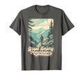 Great Smoky Mountains Hiking T-Shirt - Minimalist Print for Adults - T-Shirt, Sweatshirt, Hoodie