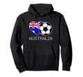 Australia Soccer Australian Flag Love Hoodie - Custom Art Print for Adults - T-Shirt, Sweatshirt, Hoodie