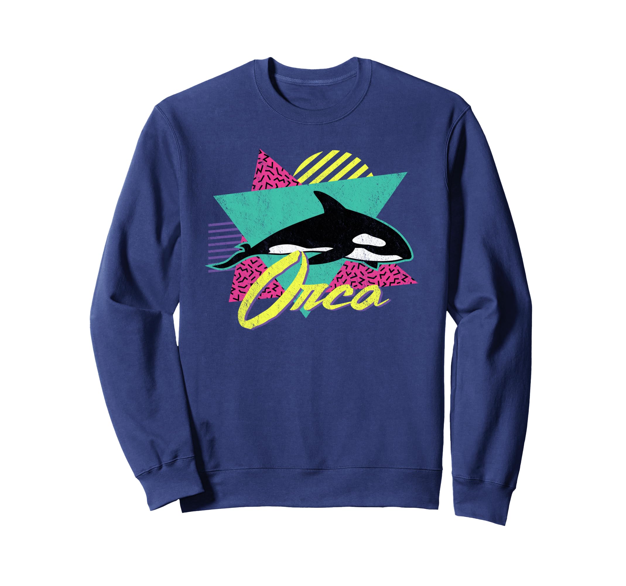 80S Or 90S Orca Killer Whale Sweatshirt - Fun Novelty Design for Adults - T-Shirt, Sweatshirt, Hoodie