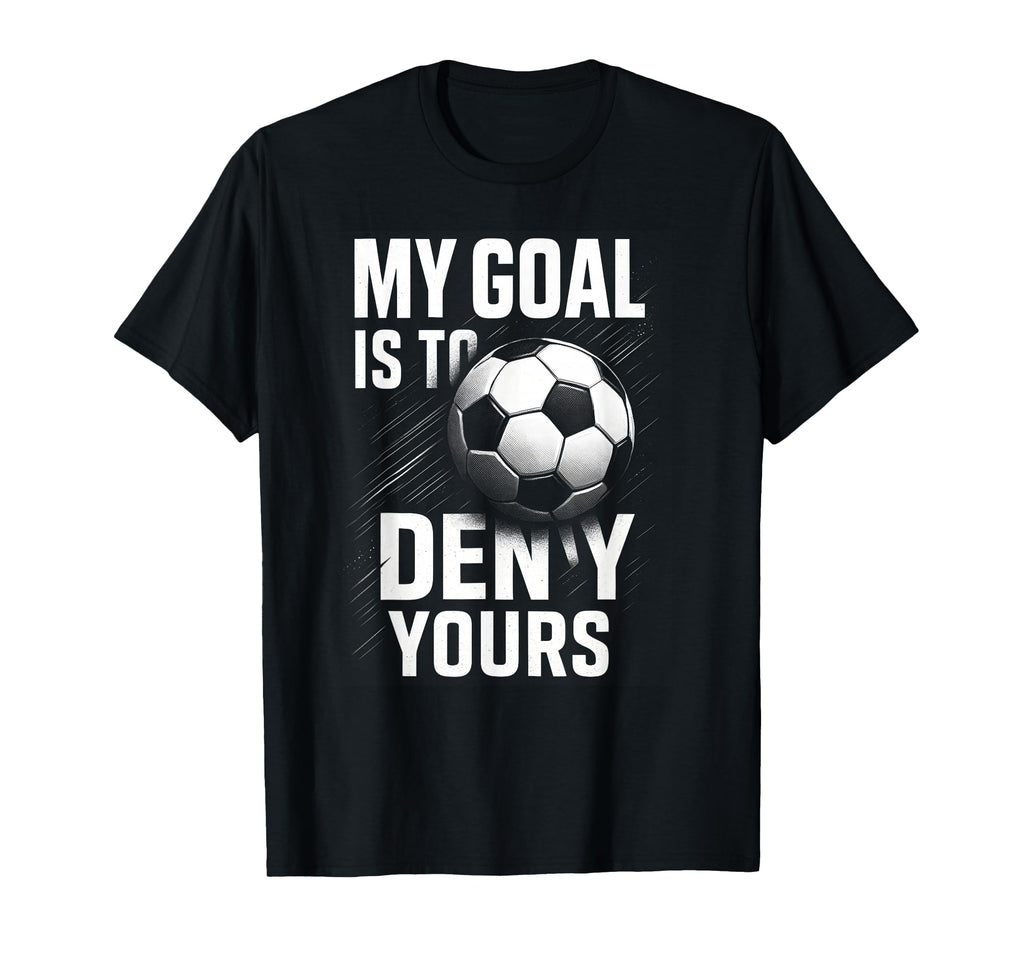 Competitive Soccer Goalkeeper T-Shirt - Minimalist Print for Adults - T-Shirt, Sweatshirt, Hoodie