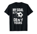 Competitive Soccer Goalkeeper T-Shirt - Minimalist Print for Adults - T-Shirt, Sweatshirt, Hoodie