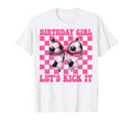 Birthday Lets Kick It Soccer Mom Mama T-Shirt - Minimalist Print Unisex - T-Shirt, Sweatshirt, Hoodie