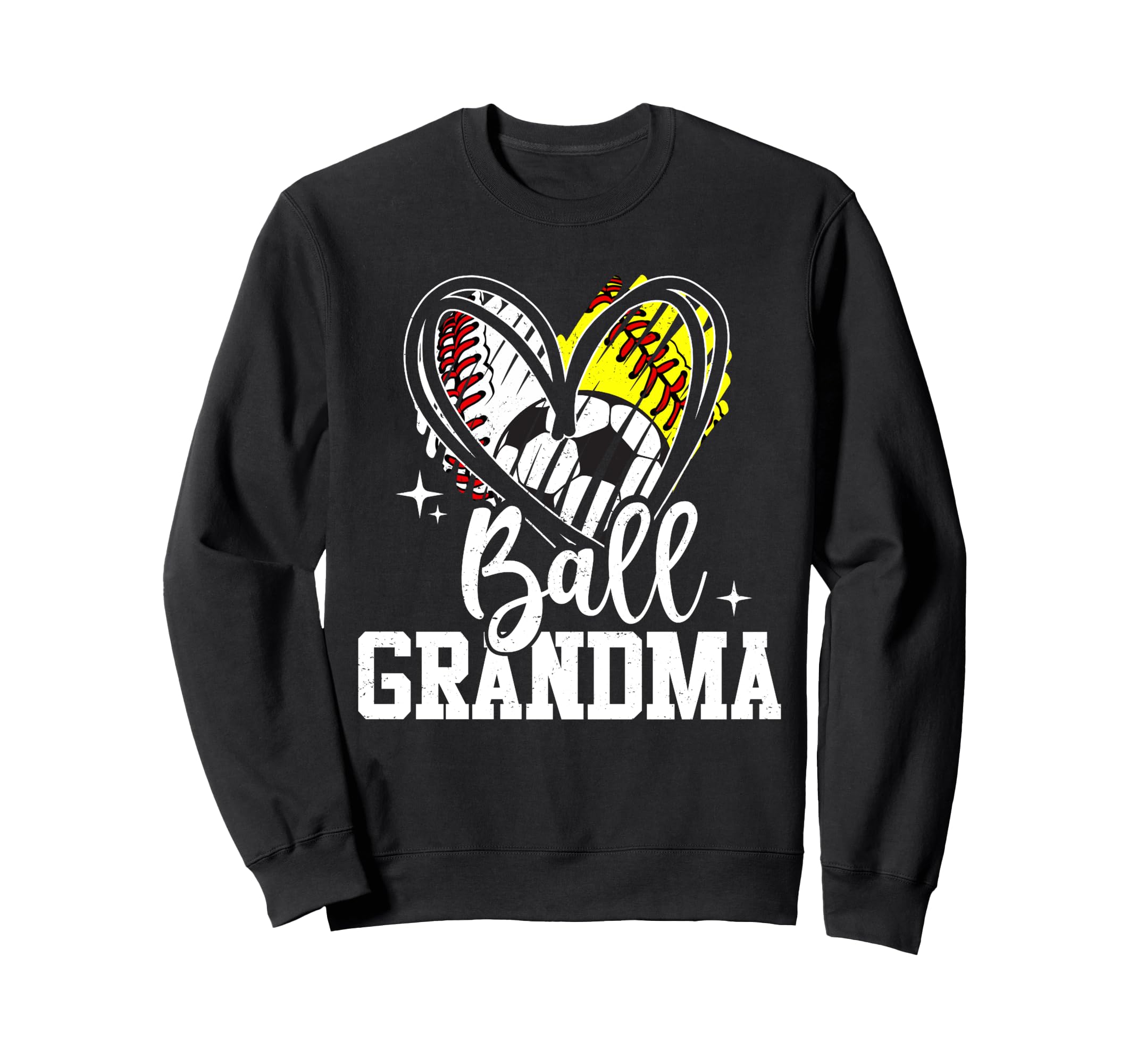 Ball Grandma Baseball Softball Soccer Sweatshirt - Trendy Graphic Unisex - T-Shirt, Sweatshirt, Hoodie