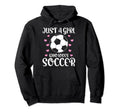 Soccer Lovers Just Who Loves Soccer Hoodie - Trendy Graphic for Adults - T-Shirt, Sweatshirt, Hoodie