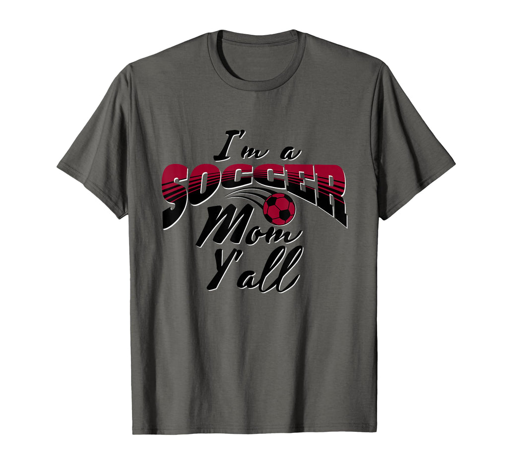 Mom Soccer Lover Soccer Mom Gift Maroon T-Shirt - Streetwear Style Unisex - T-Shirt, Sweatshirt, Hoodie
