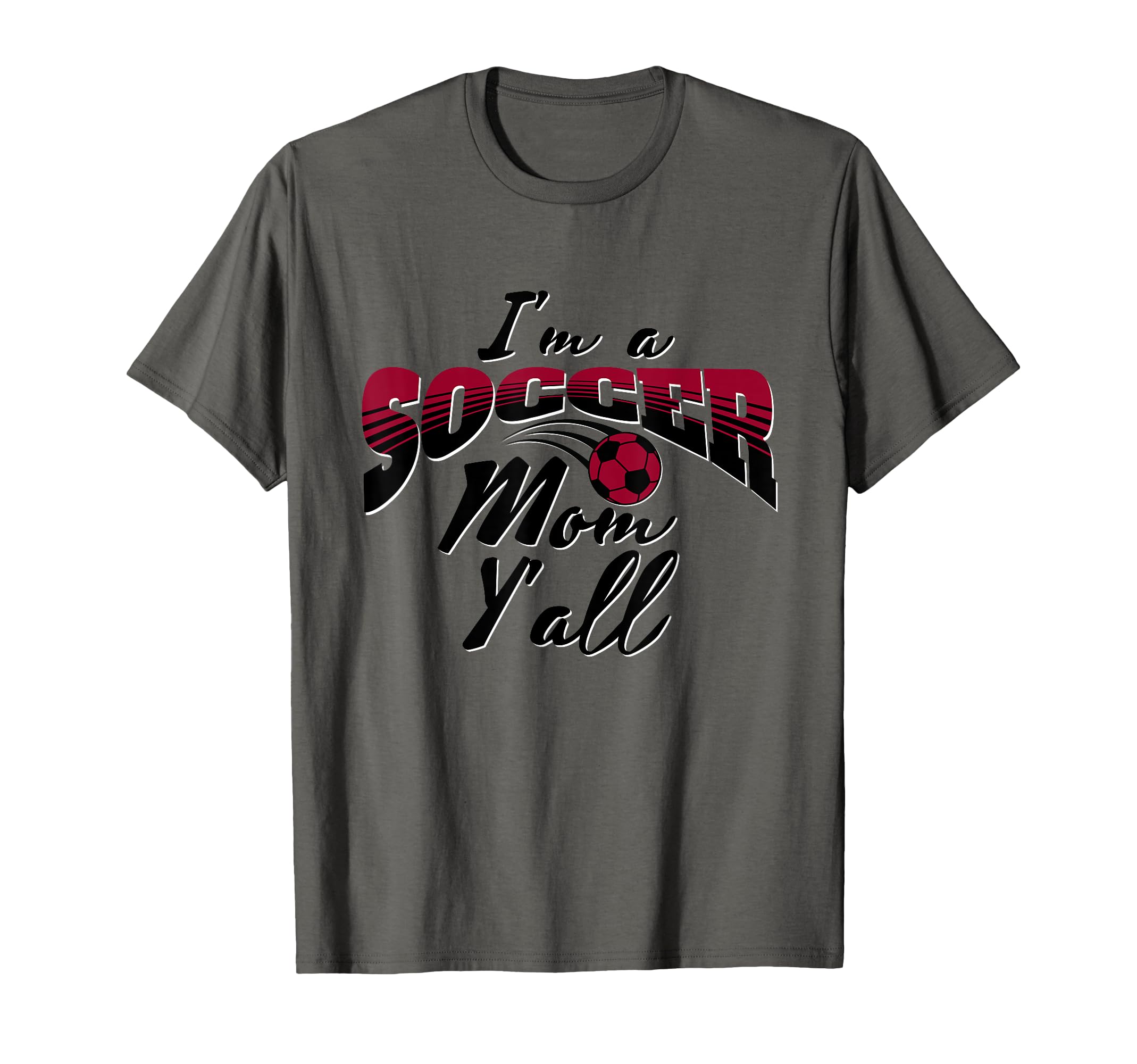 Mom Soccer Lover Soccer Mom Gift Maroon T-Shirt - Streetwear Style Unisex - T-Shirt, Sweatshirt, Hoodie