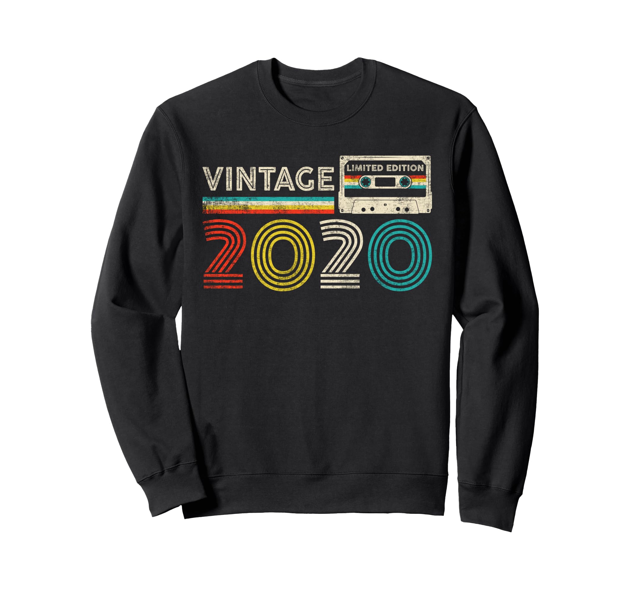 2020 Birthday 2020 Cassette Tape Sweatshirt - Trendy Graphic Men Women - T-Shirt, Sweatshirt, Hoodie