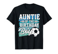 Auntie Birthday Soccer Family T-Shirt - Minimalist Print for Adults - T-Shirt, Sweatshirt, Hoodie