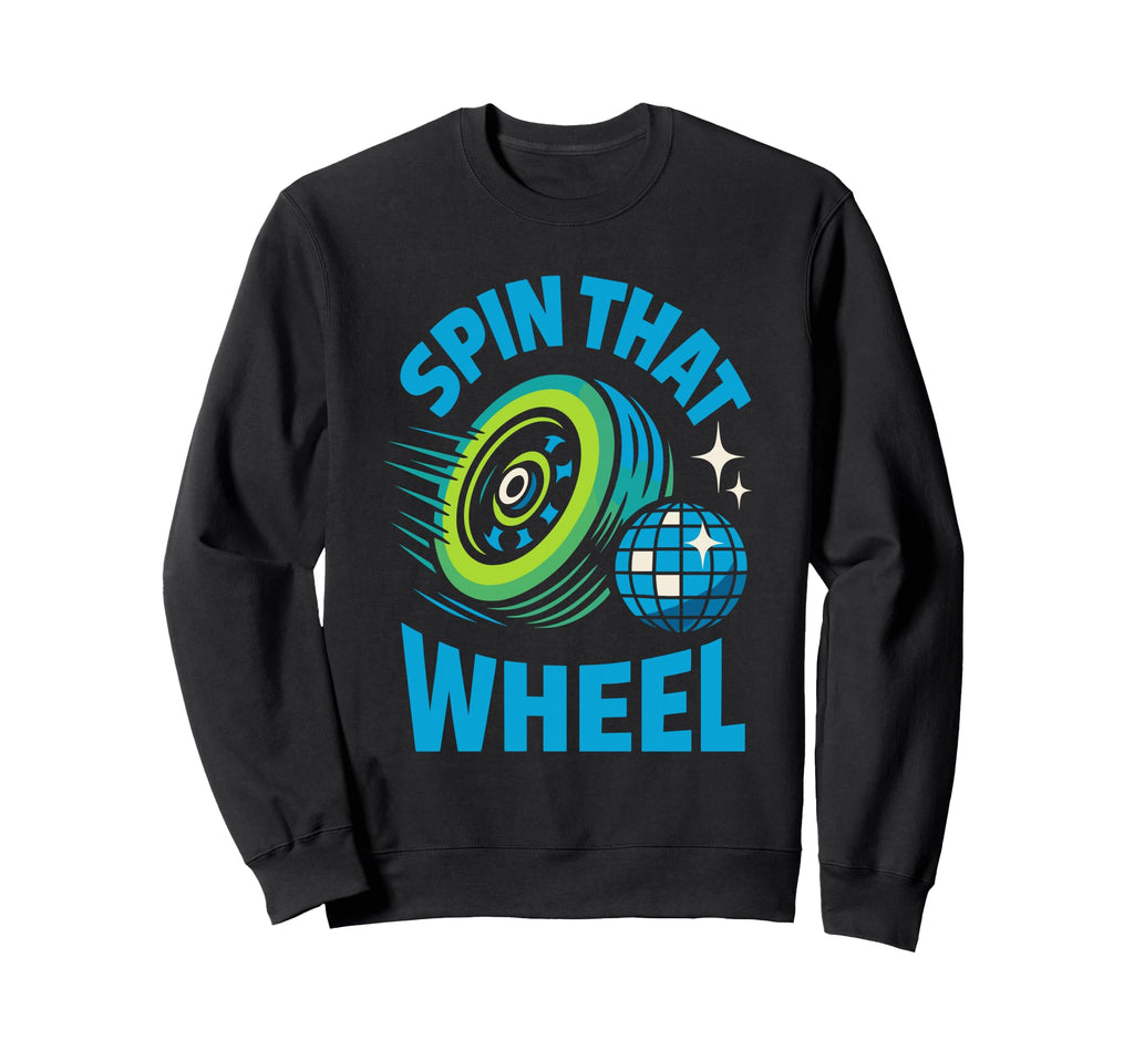 Roller Rink Crew Skate Disco Vibes Sweatshirt - Minimalist Print Unisex - T-Shirt, Sweatshirt, Hoodie