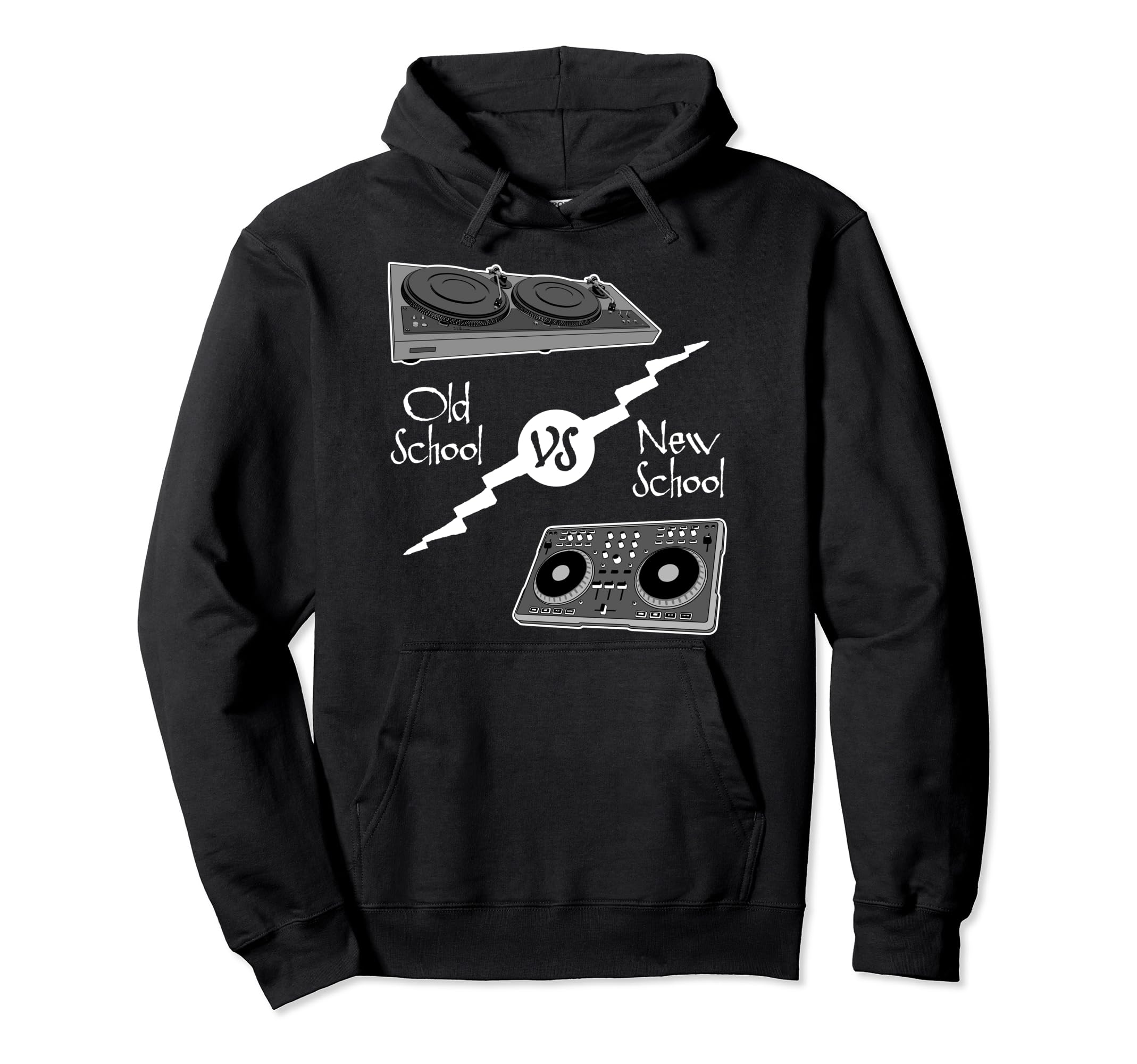Funny Dj Disc Jockey House Dance Music Hoodie - Minimalist Print Unisex - T-Shirt, Sweatshirt, Hoodie