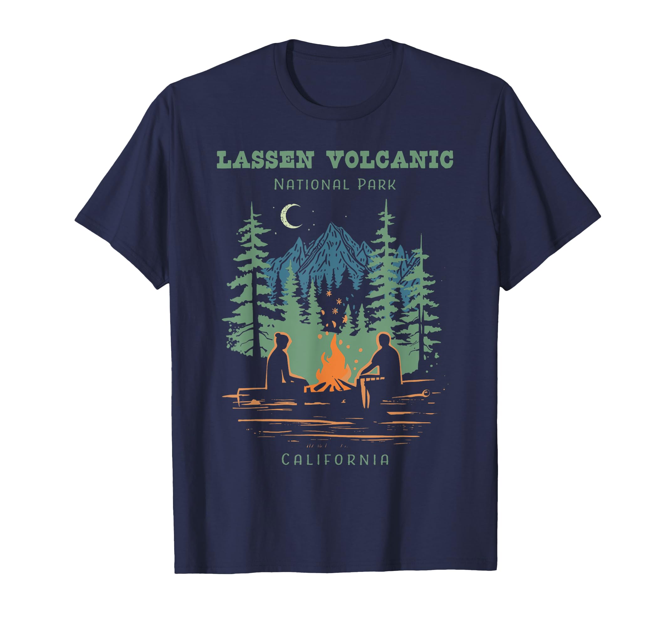 Lassen Volcanic National Park T-Shirt - Minimalist Print Men Women - T-Shirt, Sweatshirt, Hoodie
