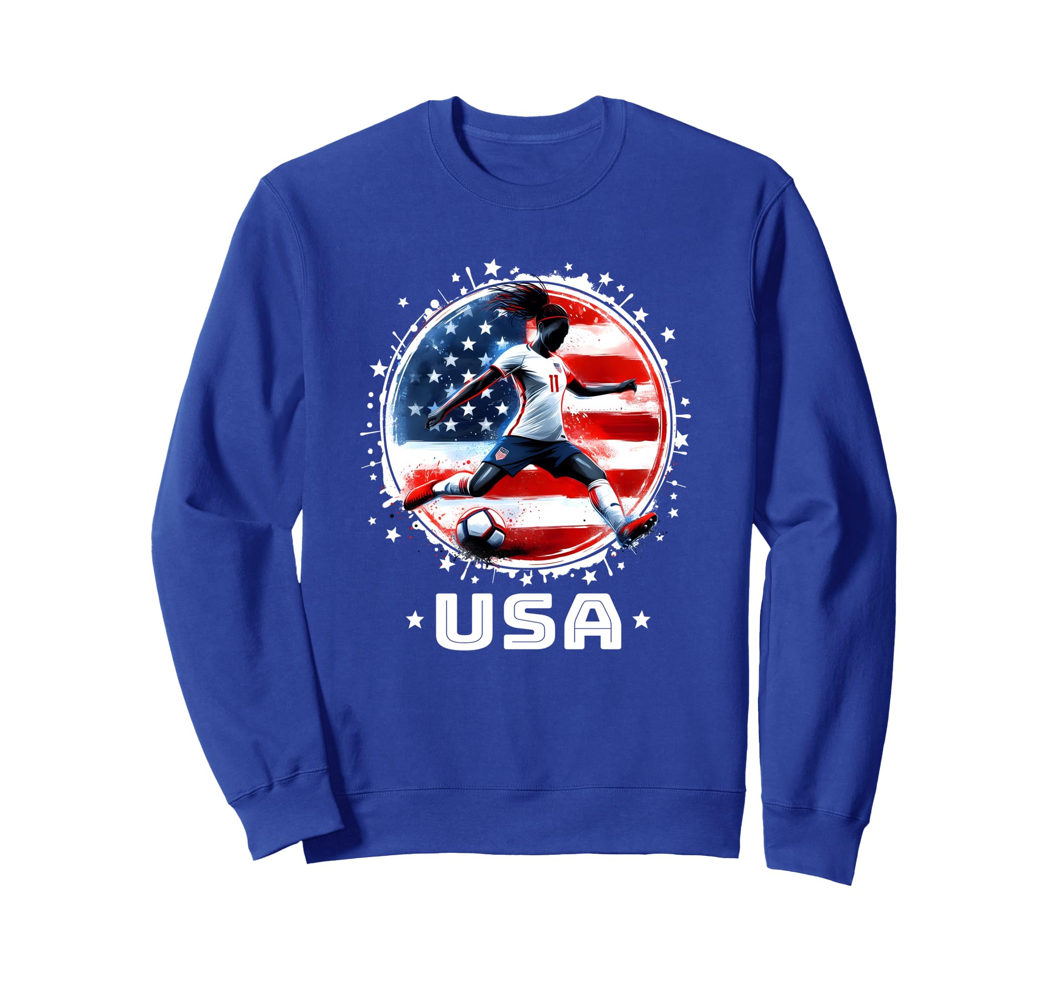 American Flag Soccer Mom Soccer Sweatshirt - Minimalist Print Men Women - T-Shirt, Sweatshirt, Hoodie