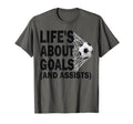 Soccer Lifes About Goals Soccer Lovers T-Shirt - Streetwear Style Unisex - T-Shirt, Sweatshirt, Hoodie