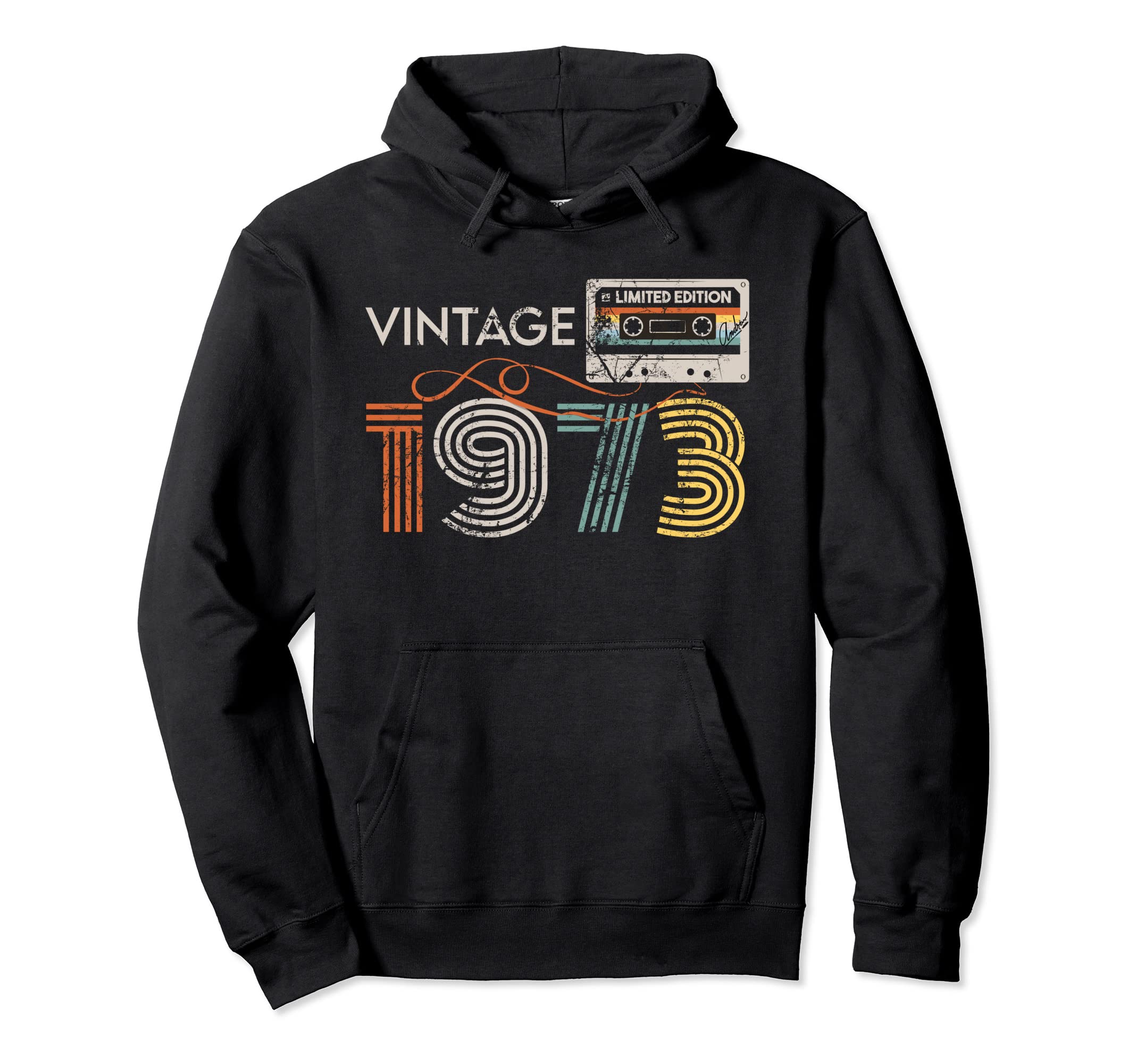 1973 48Th Birthday Gift Cassette Tape Hoodie - Unique Graphic Unisex - T-Shirt, Sweatshirt, Hoodie