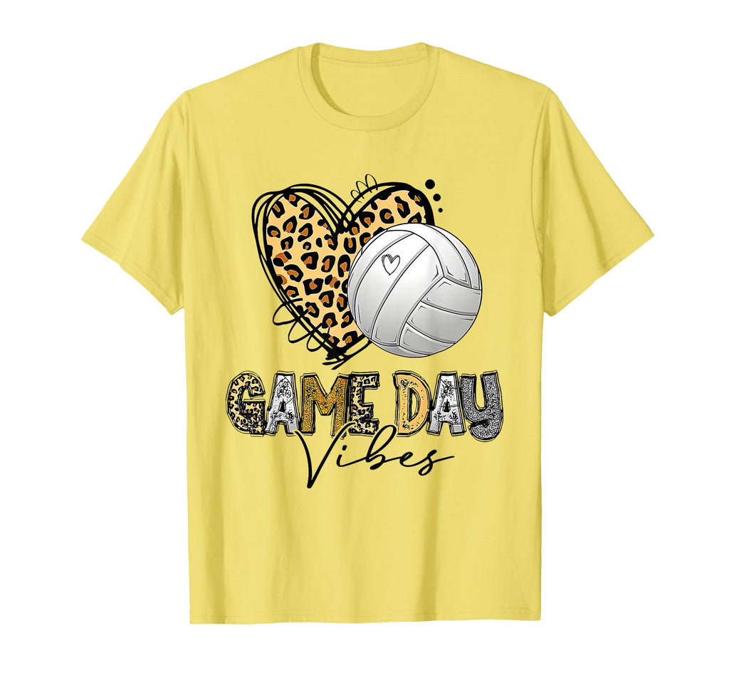 Volleyball Game Day Vibes Sport Heart T-Shirt - Fun Novelty Design Unisex - T-Shirt, Sweatshirt, Hoodie