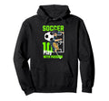 Fun Soccer Player Action Sports Art Hoodie - Graphic Print for Adults - T-Shirt, Sweatshirt, Hoodie