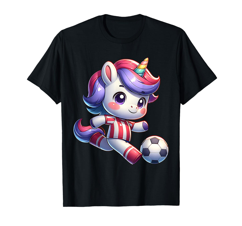 Footballer Unicorn Fans Soccer Team T-Shirt - Novelty Apparel for Adults - T-Shirt, Sweatshirt, Hoodie