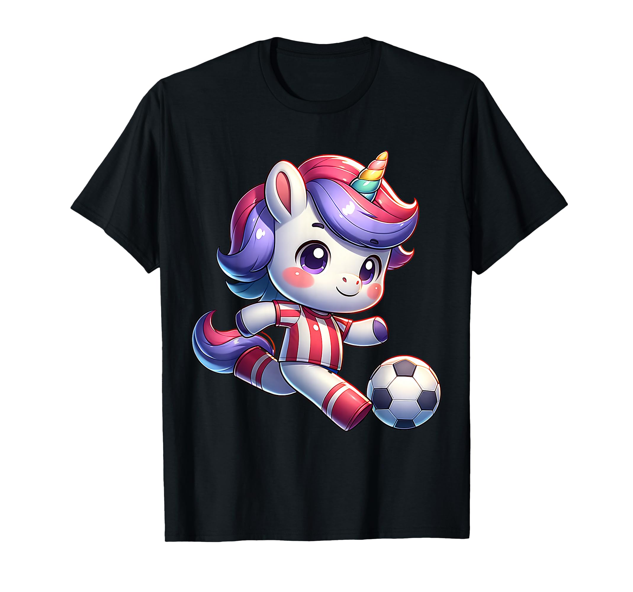 Footballer Unicorn Fans Soccer Team T-Shirt - Novelty Apparel for Adults - T-Shirt, Sweatshirt, Hoodie