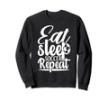 Eat Sleep Soccer Repeat Sport Player Sweatshirt - Unique Graphic Unisex - T-Shirt, Sweatshirt, Hoodie