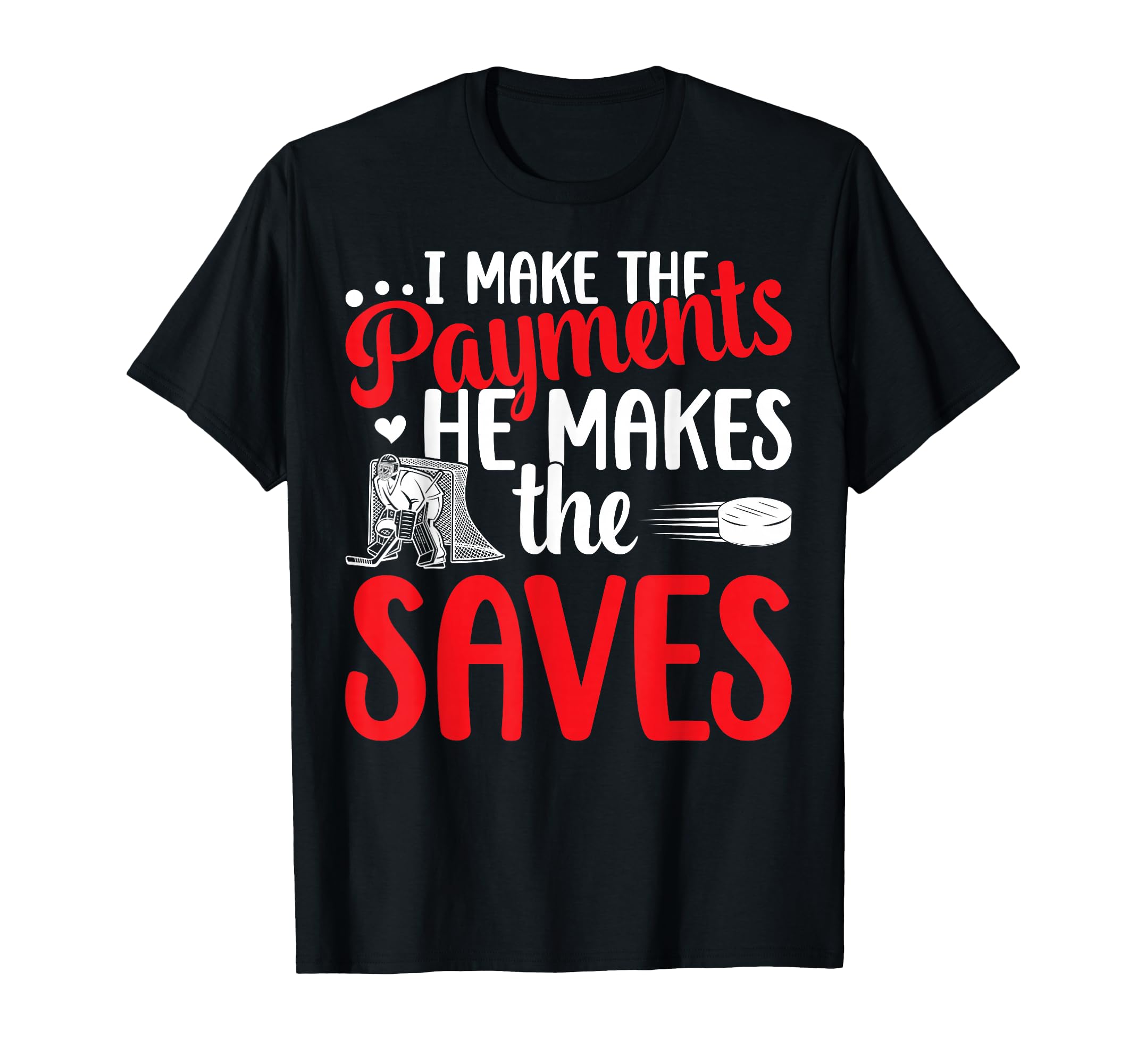 Ice Hockey Goalkeeper Mom Ice Hockey Keeper T-Shirt - Graphic Print Unisex - T-Shirt, Sweatshirt, Hoodie