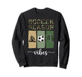 Camo Soccer Season Goal And Cleats Sweatshirt - Custom Art Print Unisex - T-Shirt, Sweatshirt, Hoodie
