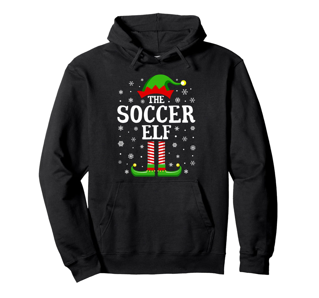 Soccer Elf Funny Family Matching Hoodie - Novelty Apparel for Adults - T-Shirt, Sweatshirt, Hoodie