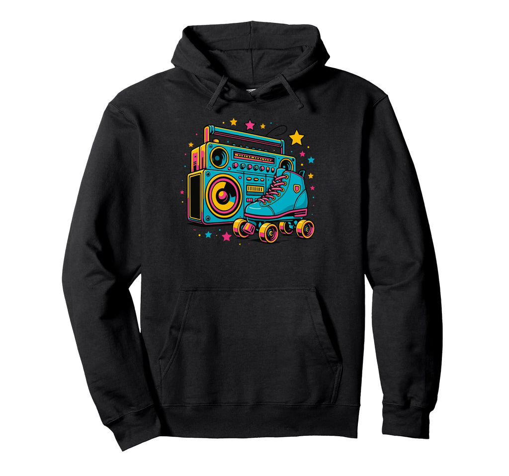 Rollerskates Funny 80S Roller Skating Hoodie - Graphic Print Men Women - T-Shirt, Sweatshirt, Hoodie