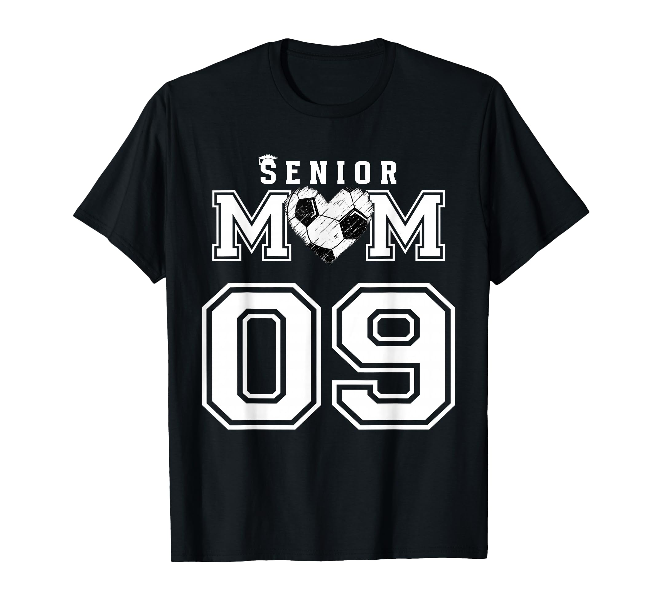 Proud Senior Soccer Mom Custom Jersey T-Shirt - Trendy Graphic for Adults - T-Shirt, Sweatshirt, Hoodie