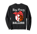 Busy Raising Ballers Funny Baseball Sweatshirt - Unique Graphic for Adults - T-Shirt, Sweatshirt, Hoodie