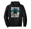 Ice Hockey Goalie Goalkeeper Keep Trying I Hoodie - Graphic Print Unisex - T-Shirt, Sweatshirt, Hoodie