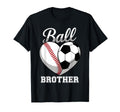 Ball Brother Baseball Soccer Heart T-Shirt - Streetwear Style for Adults - T-Shirt, Sweatshirt, Hoodie