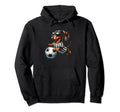 Dachshund Soccer Player Wiener Dog Fan Hoodie - Aesthetic Graphic Unisex - T-Shirt, Sweatshirt, Hoodie