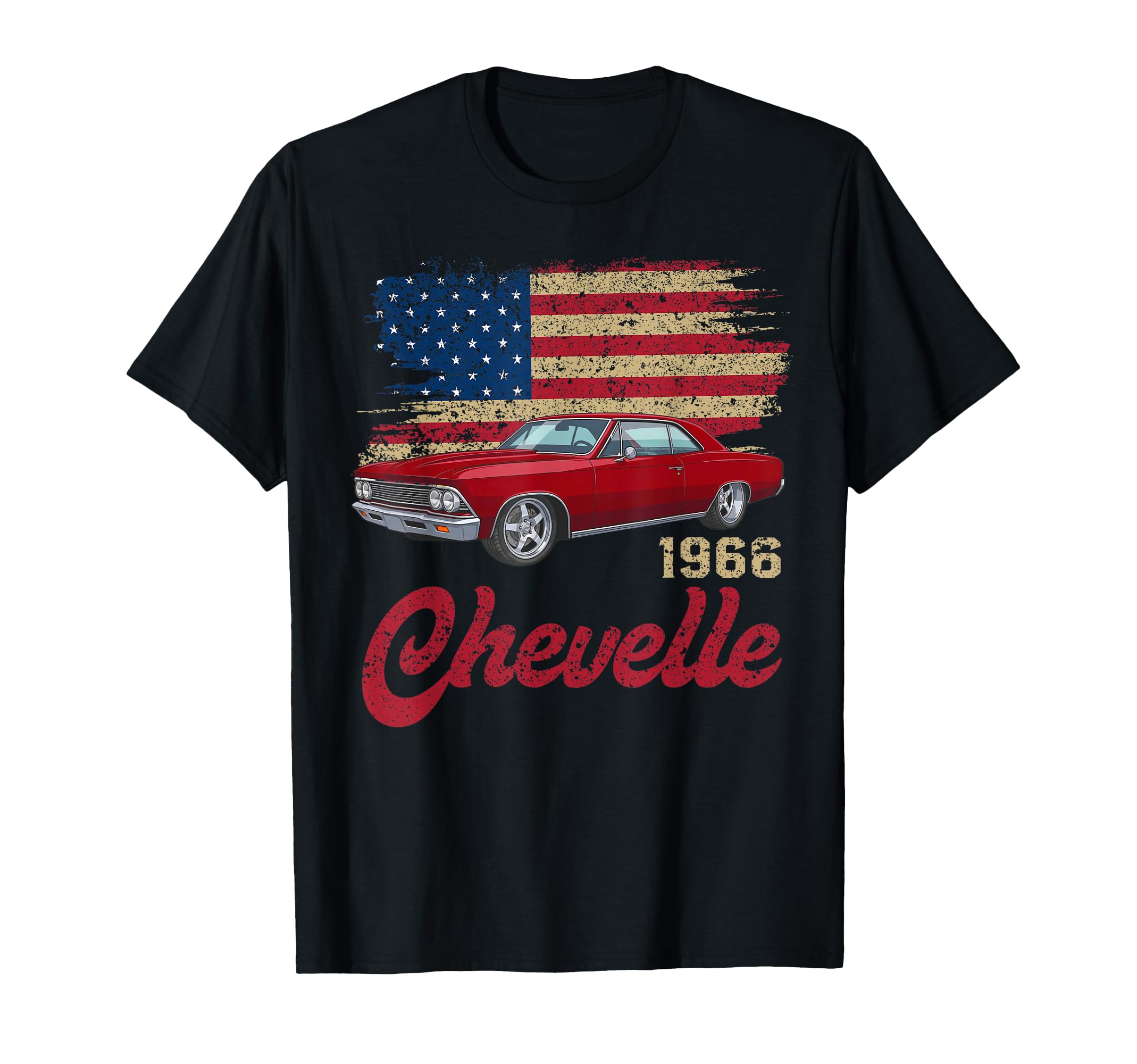 1966 Chevelle 66 American Muscle Car T-Shirt - Aesthetic Graphic Men Women - T-Shirt, Sweatshirt, Hoodie