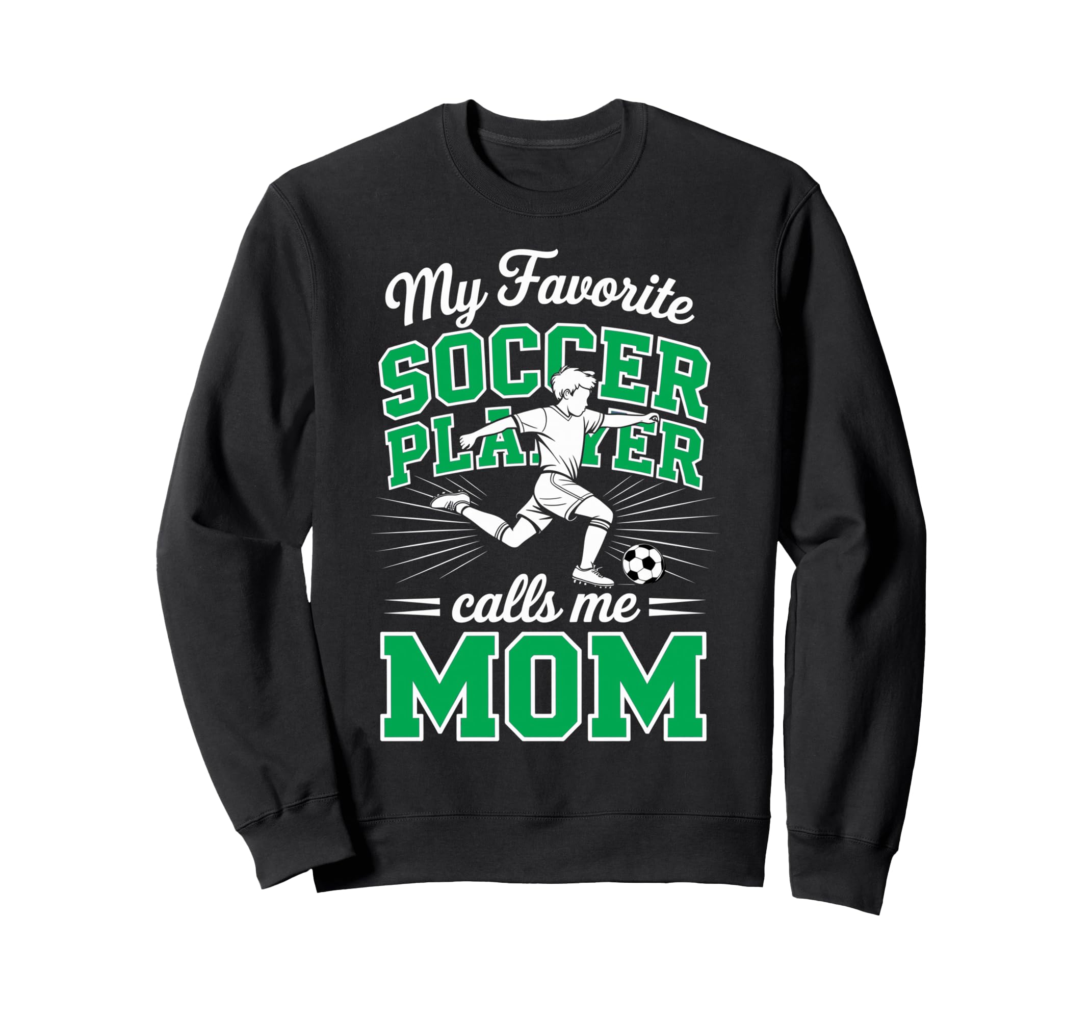 Soccer Mama Favorite Soccer Player Sweatshirt - Minimalist Print Unisex - T-Shirt, Sweatshirt, Hoodie