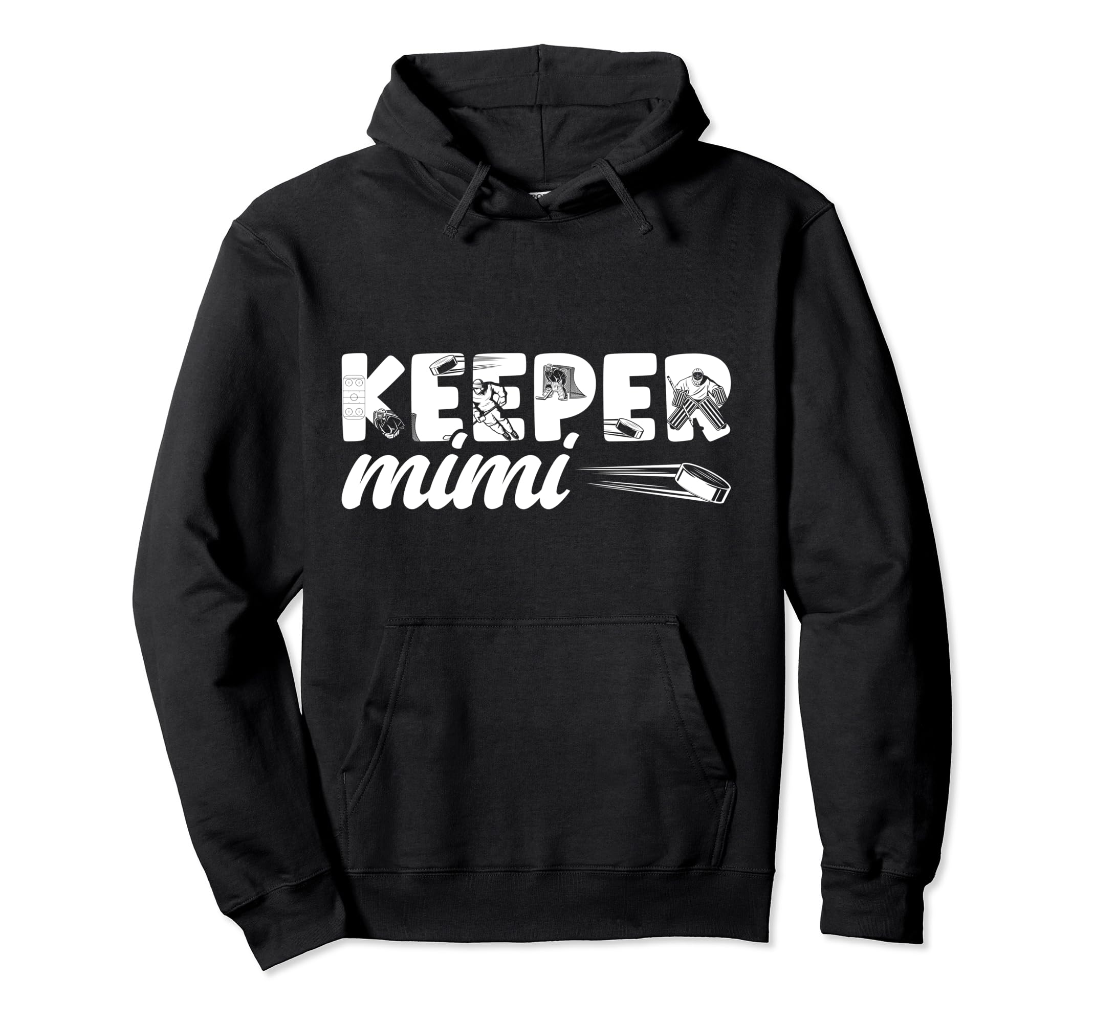 Ice Hockey Keeper Mimi Ice Hockey Goalie Hoodie - Unique Graphic Men Women - T-Shirt, Sweatshirt, Hoodie