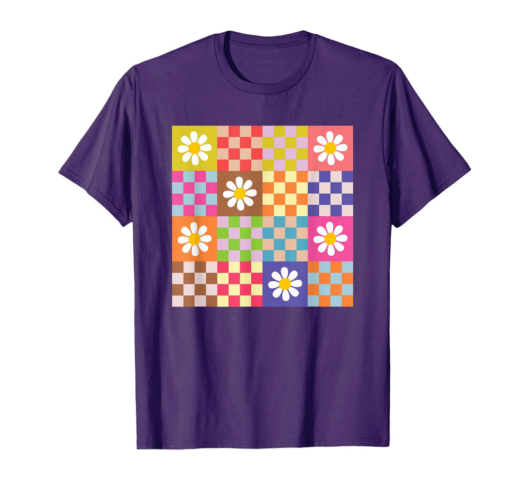 Colorful Checkered Pattern T-Shirt - Fun Novelty Design for Adults - T-Shirt, Sweatshirt, Hoodie