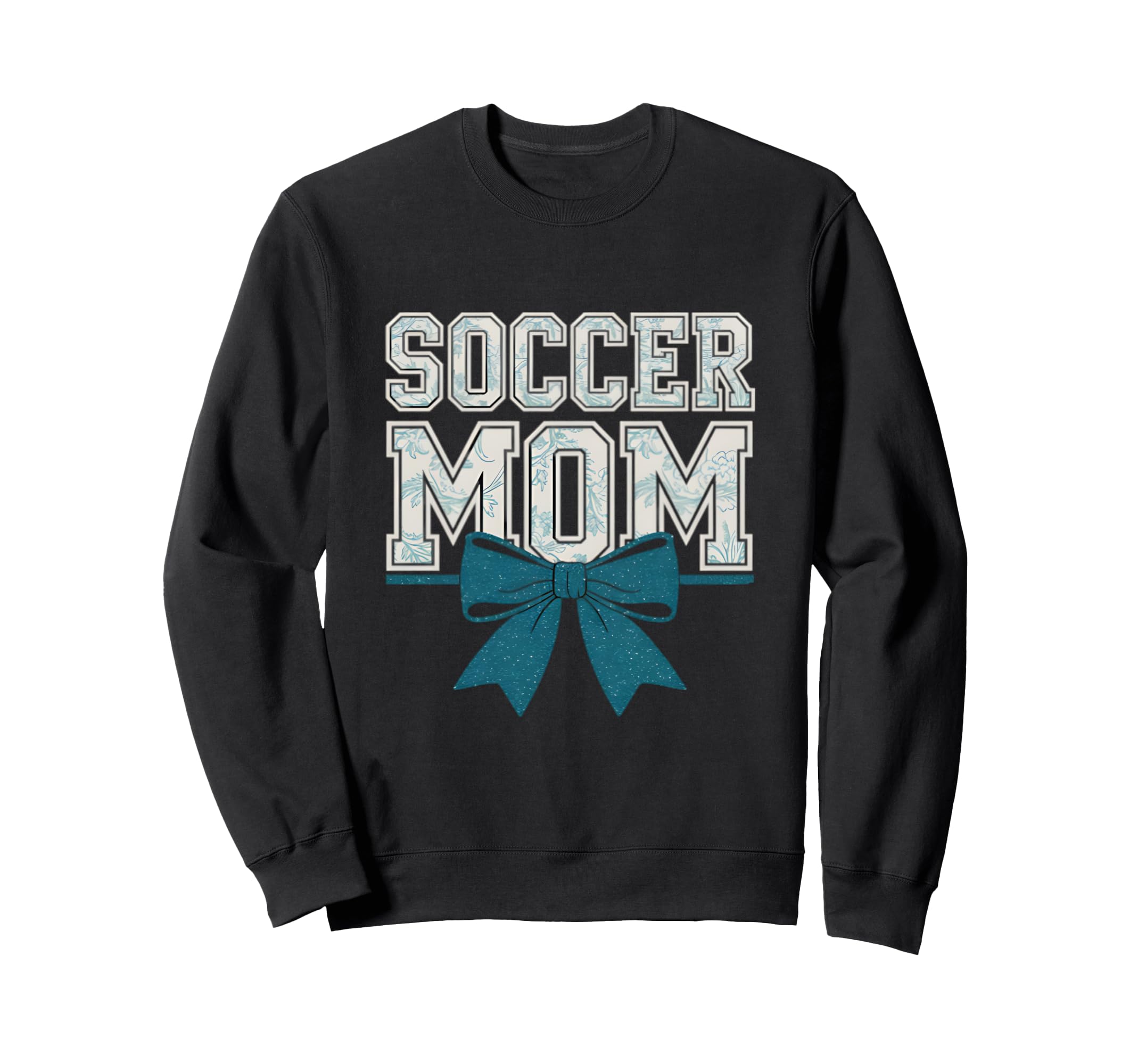 Soccer Mom Coquette Bow Sweatshirt - Casual Everyday Wear Men Women - T-Shirt, Sweatshirt, Hoodie