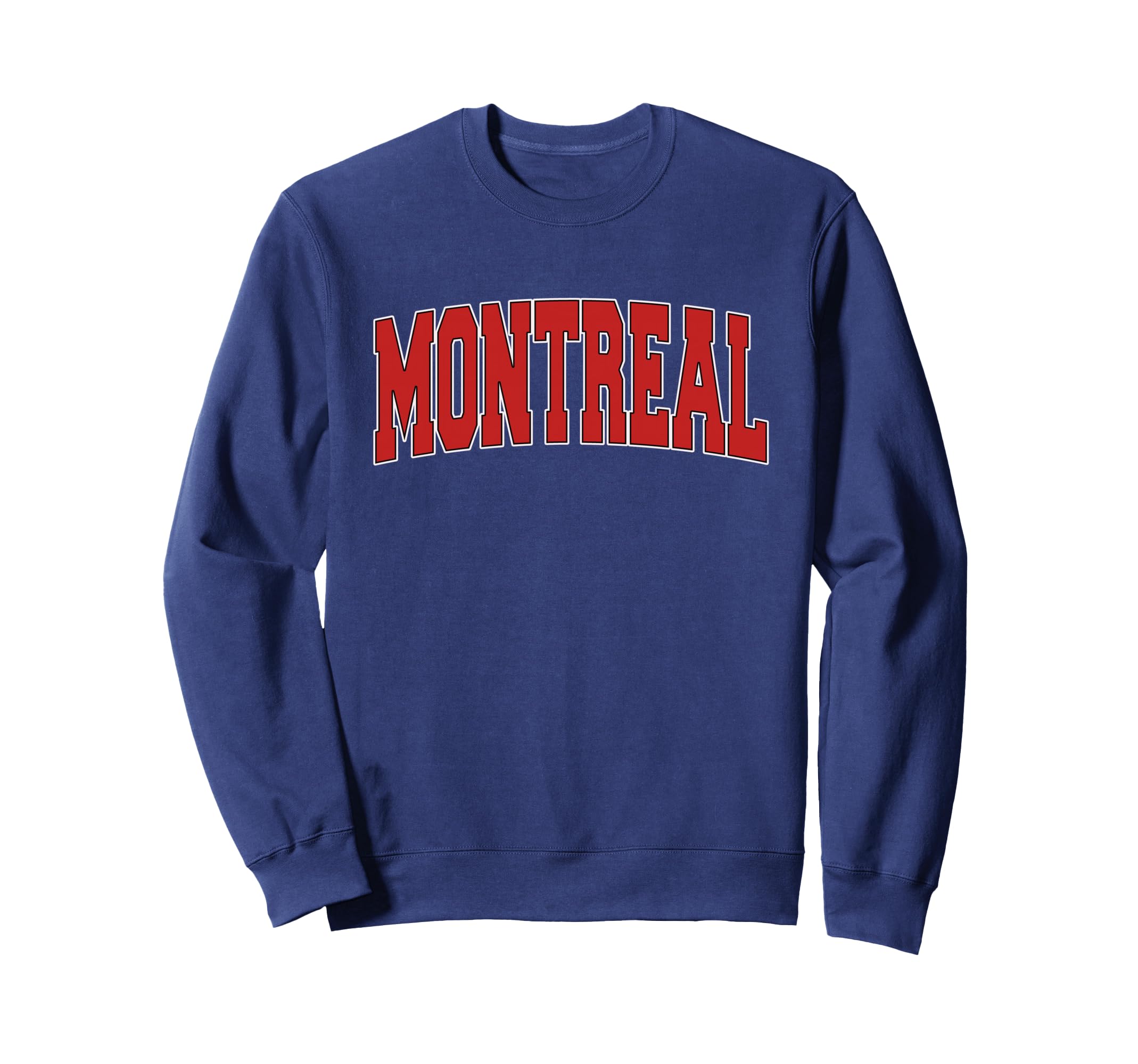 Montreal Canada Varsity Canadian Sweatshirt - Custom Art Print Unisex - T-Shirt, Sweatshirt, Hoodie