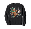 Gingerbread Soccer Player Sweatshirt - Fun Novelty Design for Adults - T-Shirt, Sweatshirt, Hoodie
