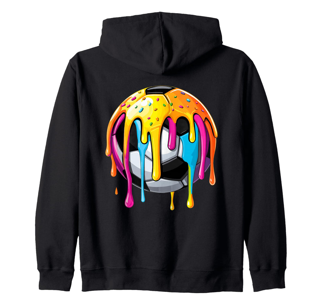 Colorful Soccer Accessories Drip Vibe T-Shirt - Custom Art Print Men Women - T-Shirt, Sweatshirt, Hoodie
