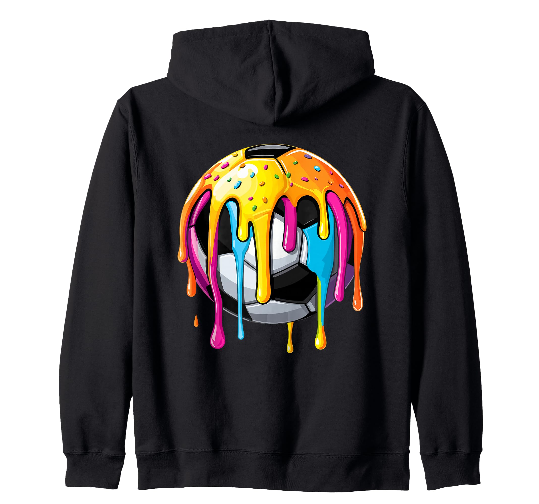 Colorful Soccer Accessories Drip Vibe T-Shirt - Custom Art Print Men Women - T-Shirt, Sweatshirt, Hoodie