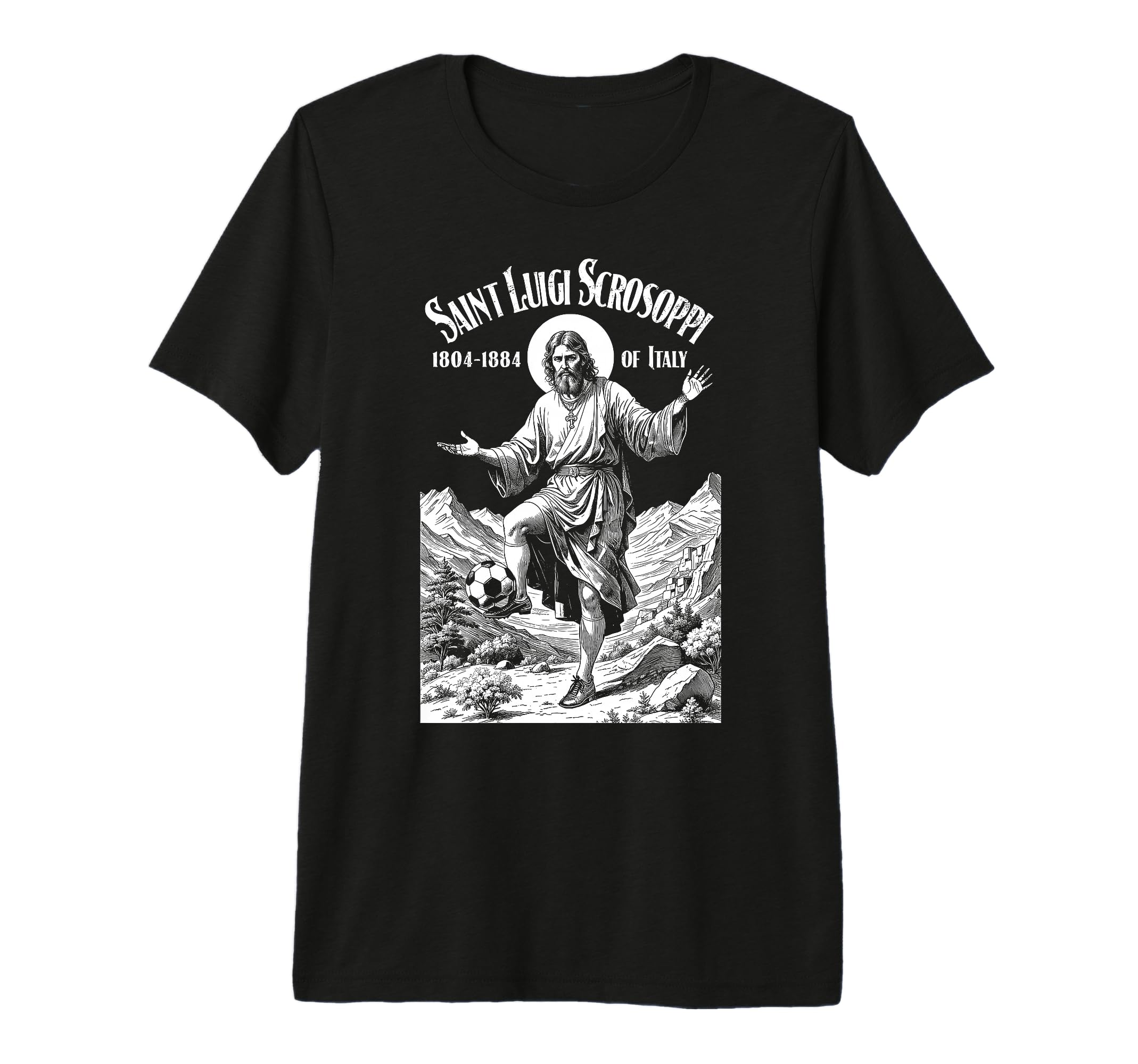 Soccer Player Patron Saint Luigi T-Shirt - Casual Everyday Wear Men Women - T-Shirt, Sweatshirt, Hoodie