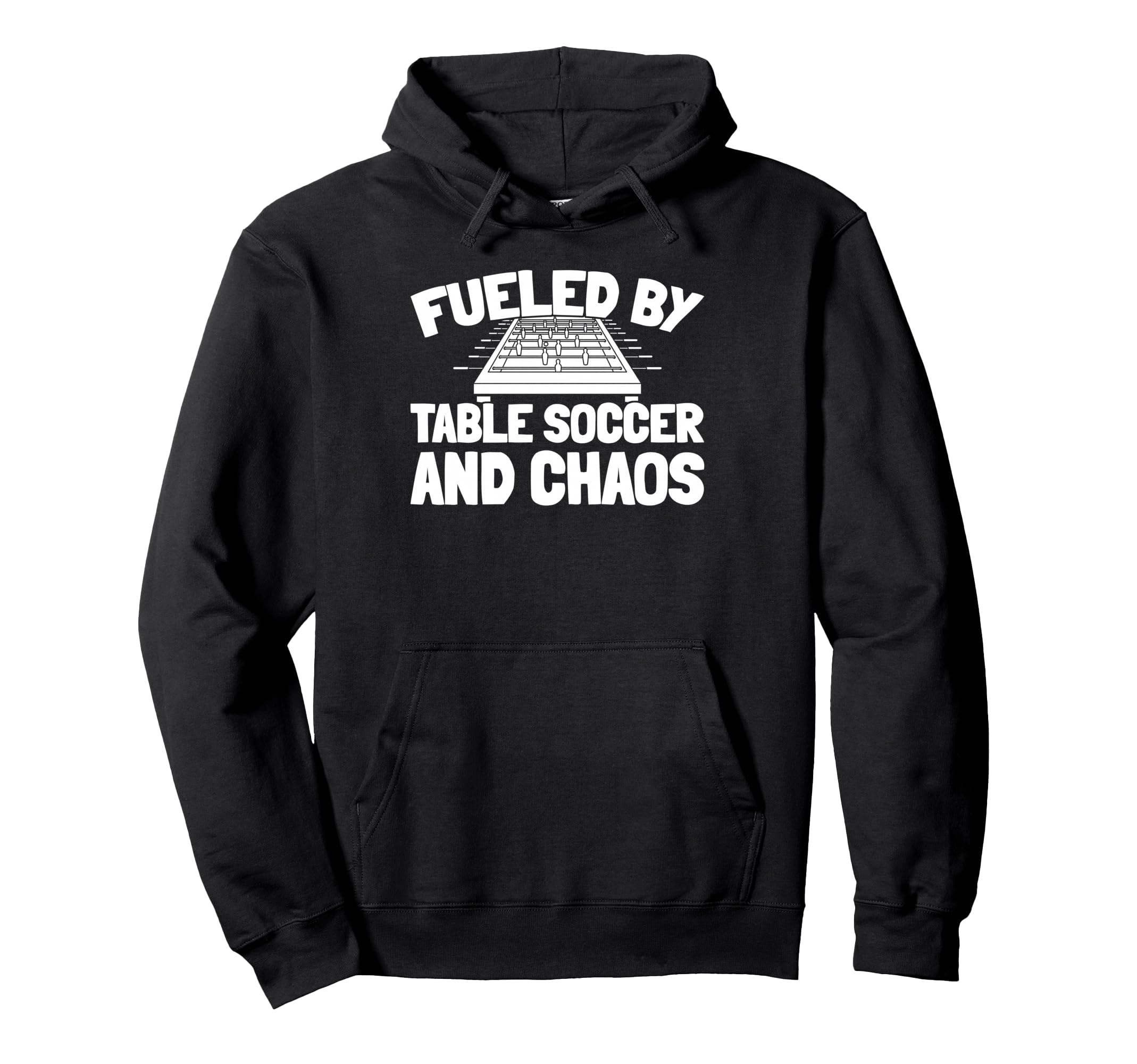 Foosball Kicker Table Soccer Hoodie - Aesthetic Graphic Men Women - T-Shirt, Sweatshirt, Hoodie