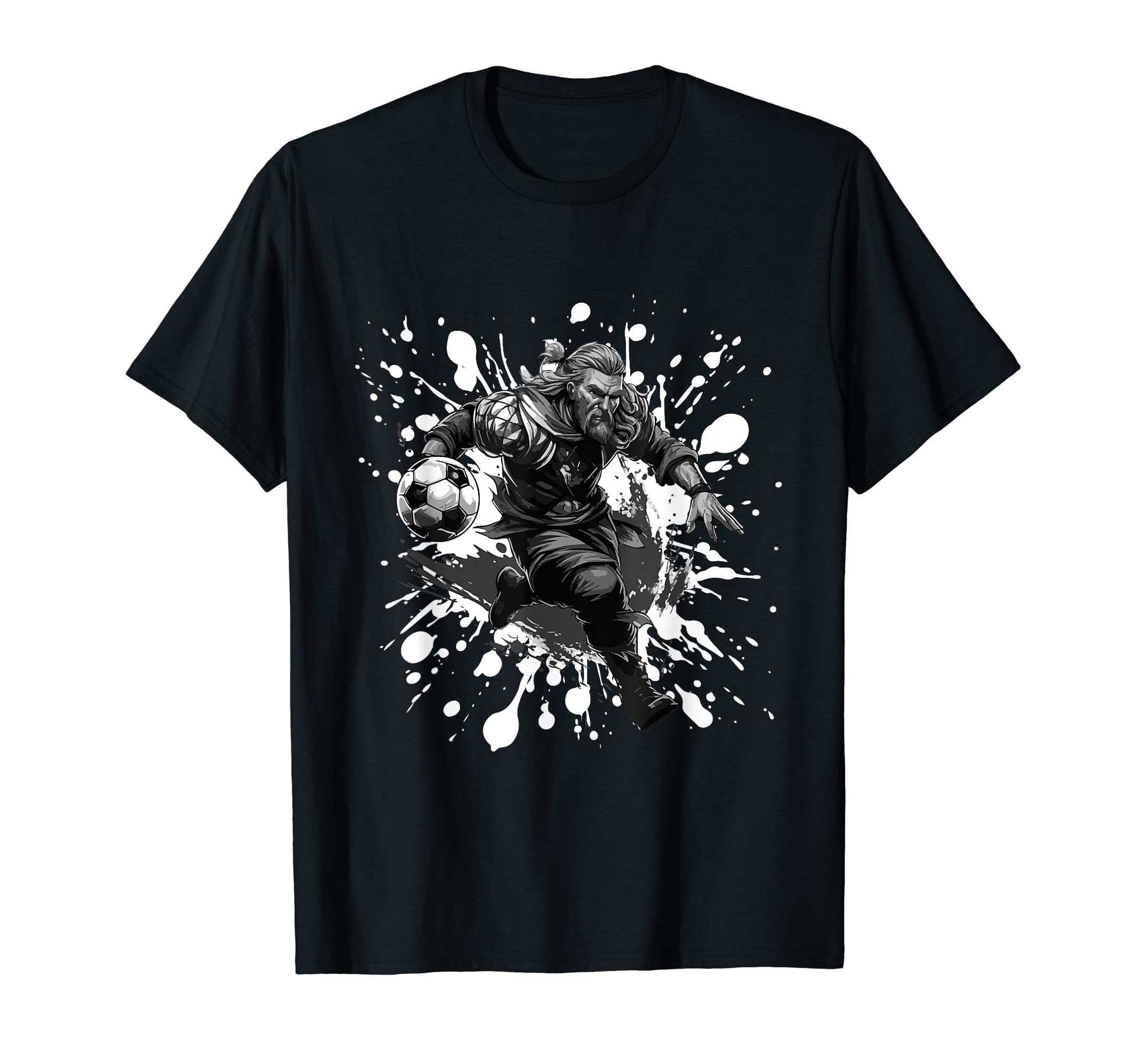 Viking Playing Soccer Team Sports Odin T-Shirt - Streetwear Style Men Women - T-Shirt, Sweatshirt, Hoodie