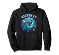 Kickin It T Rex Dinosaur Soccer Player Hoodie - Trendy Graphic for Adults - T-Shirt, Sweatshirt, Hoodie