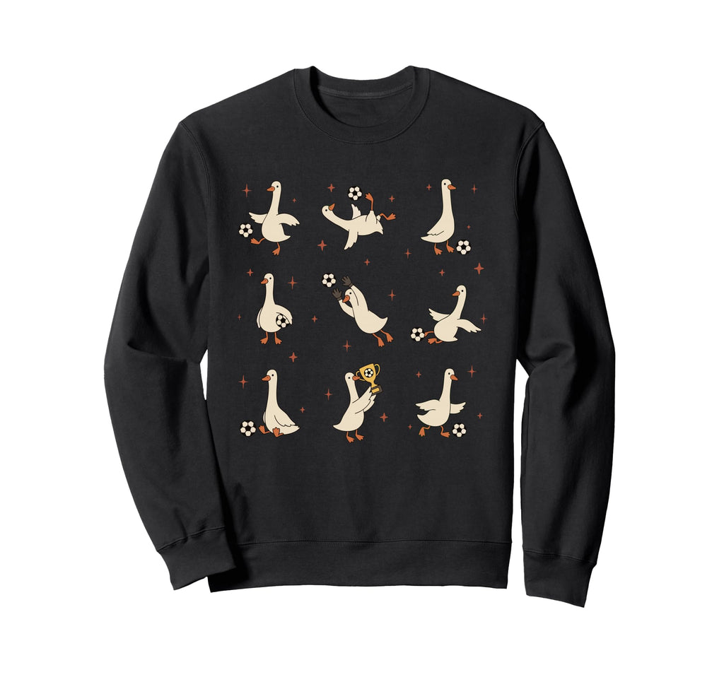 Funny Silly Goose Soccer Game Day Sweatshirt - Aesthetic Graphic Unisex - T-Shirt, Sweatshirt, Hoodie