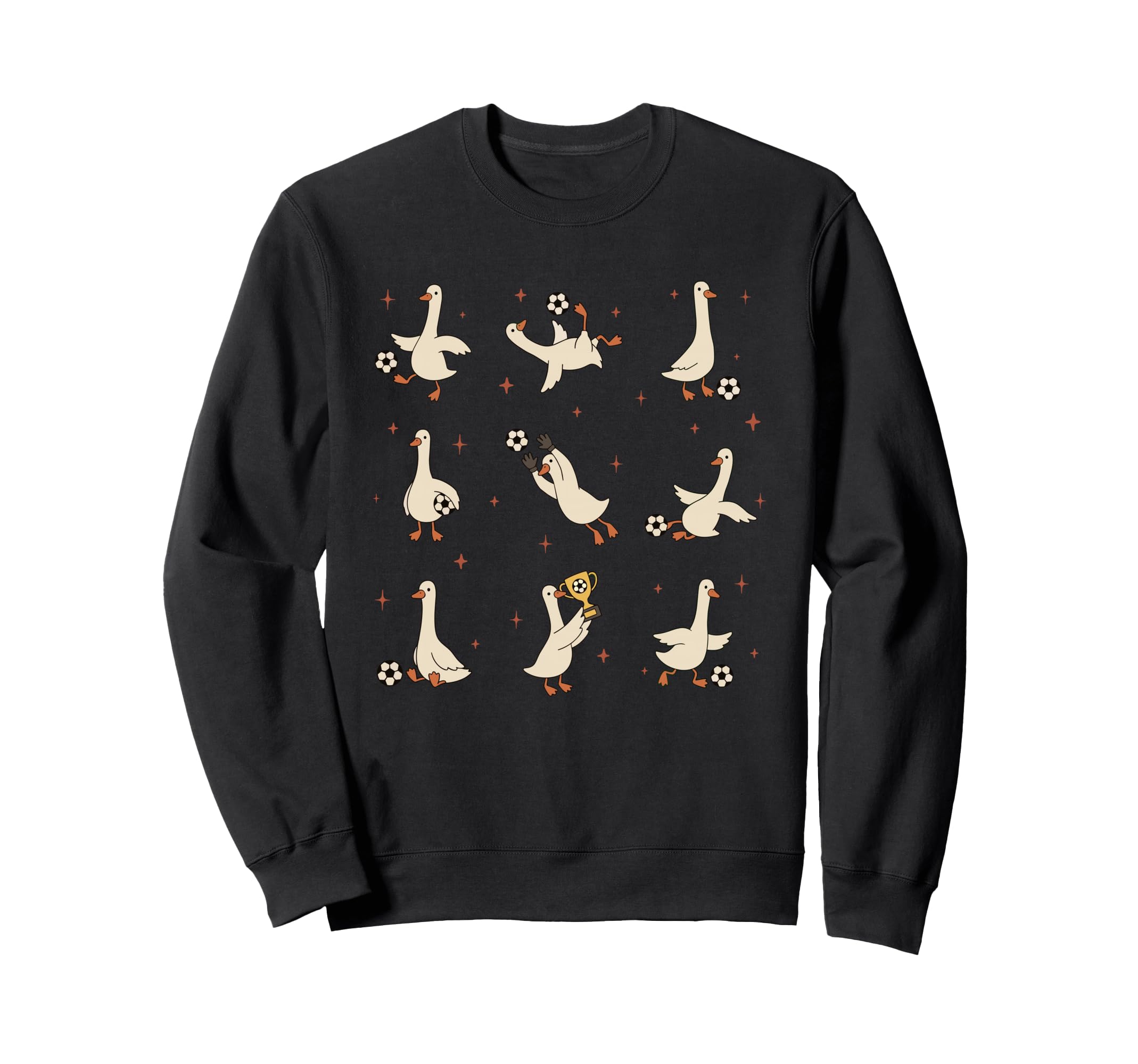 Funny Silly Goose Soccer Game Day Sweatshirt - Aesthetic Graphic Unisex - T-Shirt, Sweatshirt, Hoodie