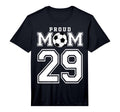 Number 29 Custom Proud Soccer Futbol T-Shirt - Novelty Apparel for Adults - T-Shirt, Sweatshirt, Hoodie