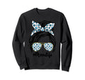 Soccer Mom Life Messy Bun Sweatshirt - Casual Everyday Wear Men Women - T-Shirt, Sweatshirt, Hoodie